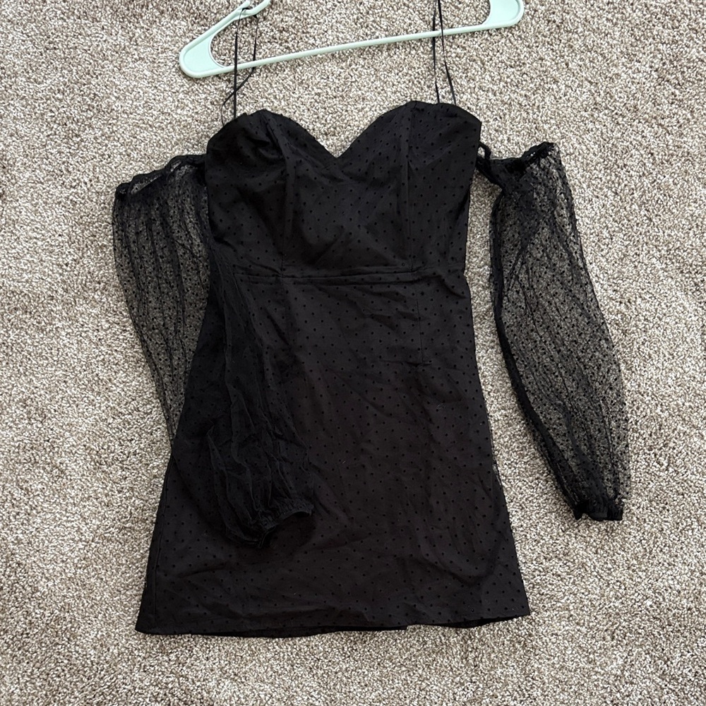 Princess Polly Black Long Sleeve Dress